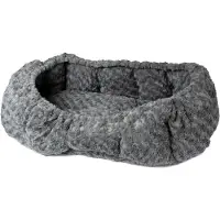 Karlie Bezug suave color gris para cesta de descanso Domus, dimensiones: 110 x 74 x 30 cm