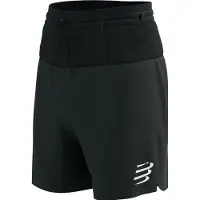 Compressport - Ropa para trail running - Trail Racing 2-In-1 Short M Black - Talla S - Negro