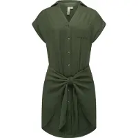 Ragwear Vestido camisero 'Bahaya' verde oscuro