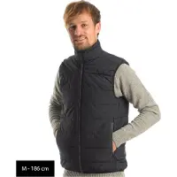 Stoic - MountainWool StorboSt. Padded Vest - Chaleco de fibra sintética size 3XL, negro
