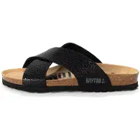 Bayton Zapatos abiertos 'GOMERA' gris / negro