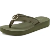 LASCANA Sandalias de dedo oliva