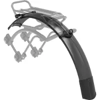Topeak - TetraRack Full Fender M2 Aluminium - Guardabarros negro