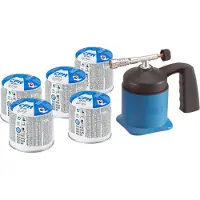 CFH Soplete LM 1000, Incluye 5 Bombonas de Gas