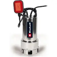 Einhell Bomba de agua sucia GC-DP 9035 N, caudal máximo de 18000 l/h, potencia de 900 W, altura de elevación máxima de 9 m