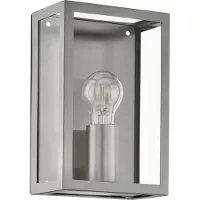 Eglo Alamonte, modelo Zarovnané, 1 bombilla, casquillo E27, grado de protección IP44, color gris