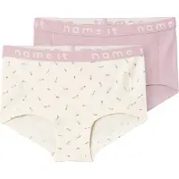 Name it Calzoncillo crema / verde / malva / rosa