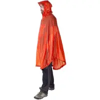 Exped - Bike + Hike Poncho - Poncho size 160-200 cm, rojo