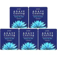 Petitfee - Mascarilla Agave Cooling Hydrogel Face Mask Set 5uds