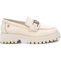 Carmela para mujer. 16087902-HIELO Mocasines de piel 160879 hielo (37), Blanco, 1 a 3cm, Ninguno, Casual, Clásico, outlet 2026.