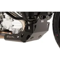 Hepco & becker Placa protección del motor de aluminio MG STELVIO NEGRO