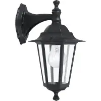 Eglo Leuchten LATERNA 4: Iluminación de pared para exteriores, color , fabricada en aluminio, con protección IP44, ideal para terrazas