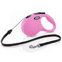 Flexi Correa Extensible Classic - Cord Leash - S - 5 metros - Rosa