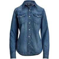 Ralph Lauren Blusa azul denim