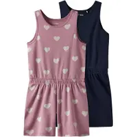 TWO SOON Mono crema / navy / rosa