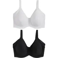 Next Sujetador reductor 'Ultimate' negro / blanco