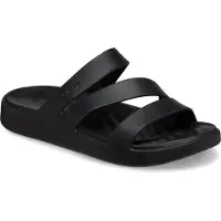 Crocs - Women's Getaway Strappy - Sandalias size W8, negro