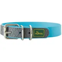Hunter - Collar Convenience - Collares para perro size Halsumfang 38-46 cm - Breite 2,5 cm, turquoise