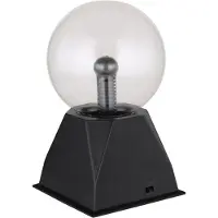 Globo Lighting Lámpara de mesa Globo Plasma, color negro, diámetro 12,7 cm, modelo 280110