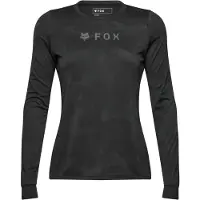 FOX Racing - Women's Ranger Tru Dri L/S Jersey - Maillot de ciclismo size XL, negro