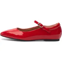 Woden Maya Patent Fire Red Talla: 41 | Bailarinas Outlet | Mujer | Rojo