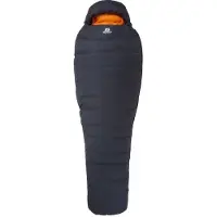 Mountain Equipment - Glacier 450 - Saco de dormir de plumas size Regular - Body Size: 185 cm, obsidian