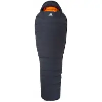 Mountain Equipment - Glacier 300 - Saco de dormir de plumas size Long - Body Size: 200 cm, obsidian