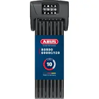 ABUS - Bordo 6000C - Candado para bicicleta size 120 cm, negro