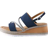 Next Sandalias con hebilla navy / plata