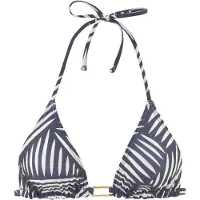 LASCANA Top de bikini marino / blanco