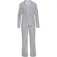 s.Oliver Pijama marino / negro / blanco