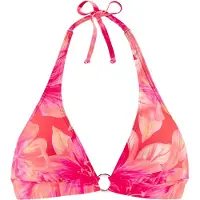 s.Oliver Top de bikini melocotón / salmón / rosa neón / rojo
