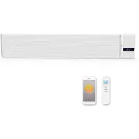 Quality Heating Calentador infrarrojo - Blanco - 1800W a 2400W, con control remoto