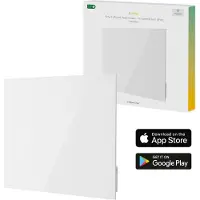 Hombli Panel calefactor infrarrojo inteligente para vidrio, modelo 2024, 400W, color blanco