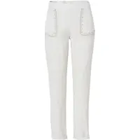 KOROSHI Pantalón beige / gris claro / plata / offwhite