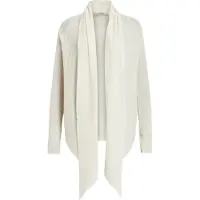 AllSaints Harper Cardigan Chalk White Talla: L | Cárdigan Outlet | Mujer | Blanco