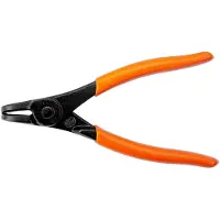 Bahco Pinza para retenes de seguridad externos, con mordazas anguladas de 90°, acabada en , 180 mm