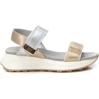 Xti para mujer. 14387405-ORO Sandalias 143874 dorado (36), 3 a 5cm, Velcro, Casual, outlet 2026.