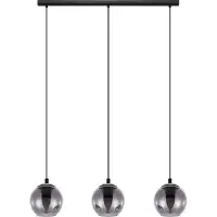 Eglo Ariscani, color negro, transparente, color negro, transparente, vidrio, acero, color negro, para interiores, IP20
