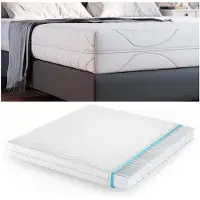 VitaliSpa Colchón de espuma fría Blanco 160 x 200 cm 20 cm de altura, Model 12581