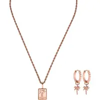 Purelei Mahina Club Just Vibes Set Rosegold Talla: OS | Collares Outlet | Mujer | Rosa