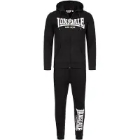 Lonsdale Ropa para correr 'Feeny' negro / blanco