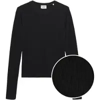 Catwalk junkie Rib Long Sleeve Black Talla: 42 | Manga Larga Outlet | Mujer | Negro