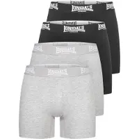 Lonsdale Calzoncillo boxer gris moteado / negro / blanco
