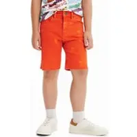 Desigual , Bermudas vaqueras Now, Algodon, Naranja, 11/12