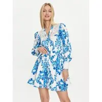 Guess Marciano By Micol Dress Solid Blue Note Talla: 40 | Blusón Outlet | Mujer | Azul