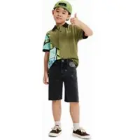 Desigual , Bermudas vaqueras Now, Algodon, Negro, 7/8