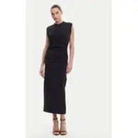 French Connection Rallie Cross Over Neck Midi Dr Navy Talla: XS | Vestidos Midi Outlet | Mujer | Azul