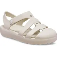 Crocs Zapatos abiertos 'Kindersandalen mit Klettverschluss „Classic Fisherman“' blanco