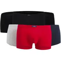 Tom Tailor Calzoncillo boxer marino / gris claro / rojo vivo / negro